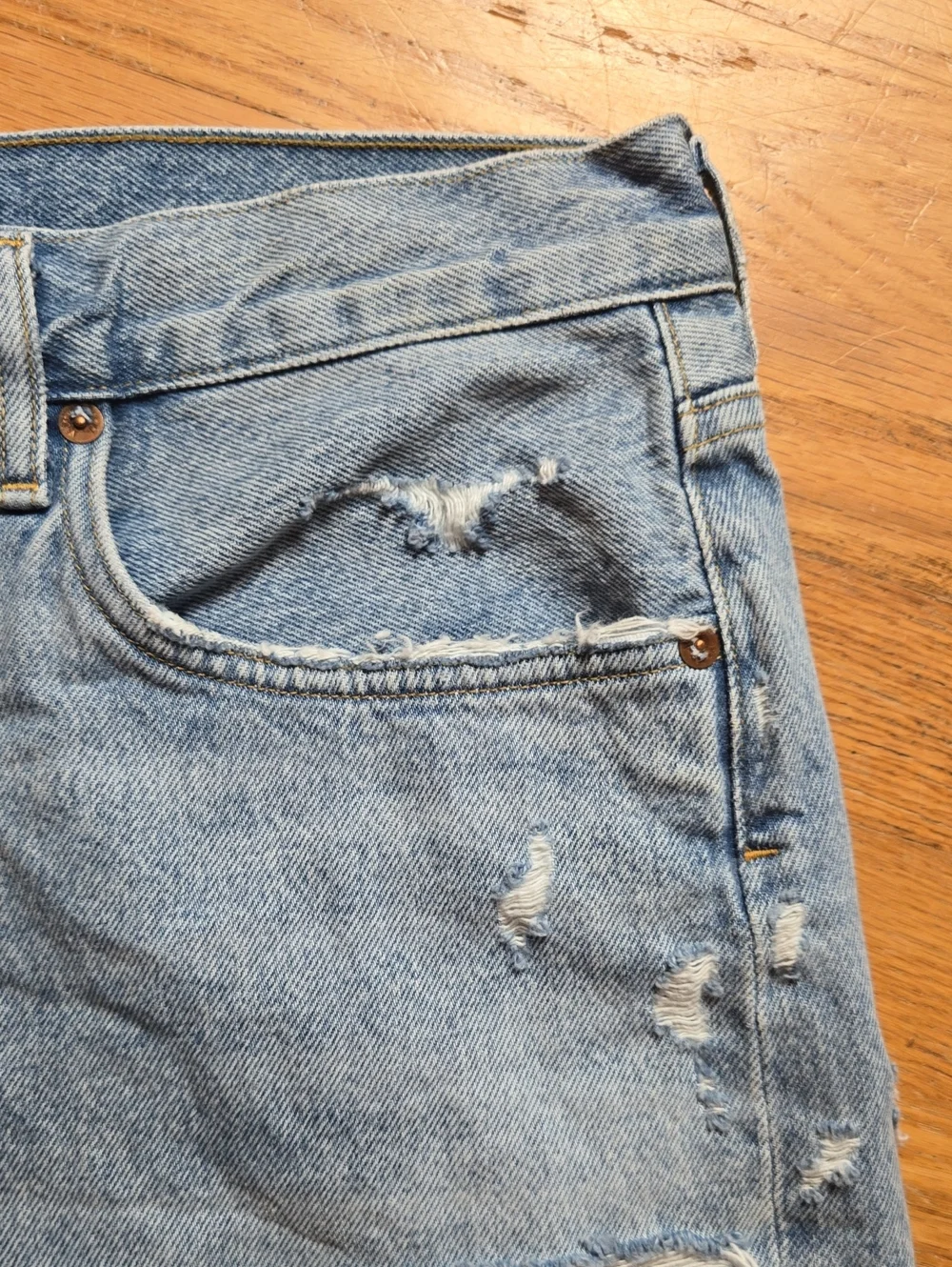 Agolde Parker vintage cut off denim shorts, Swapmeet